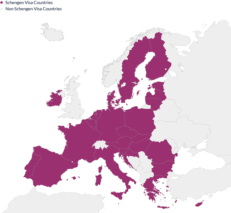 countries visa which schengen Schengen ç”³æ ¹åŒºå›½å®¶  Visa  Information